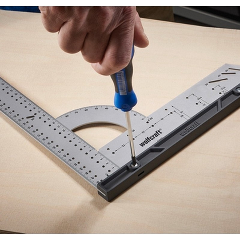Wolfcraft 5205000 Universal 300mm Çelik Gönye