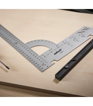 Wolfcraft 5205000 Universal 300mm Çelik Gönye