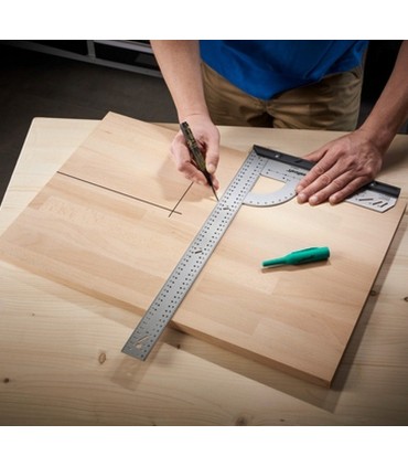 Wolfcraft 5206000 Universal 500mm Çelik Gönye