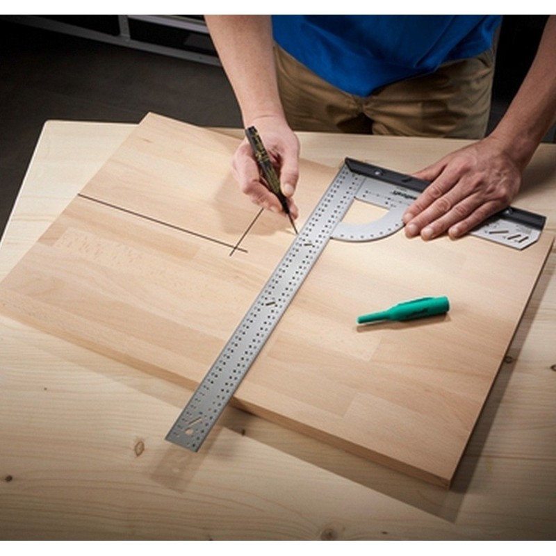 Wolfcraft 5206000 Universal 500mm Çelik Gönye