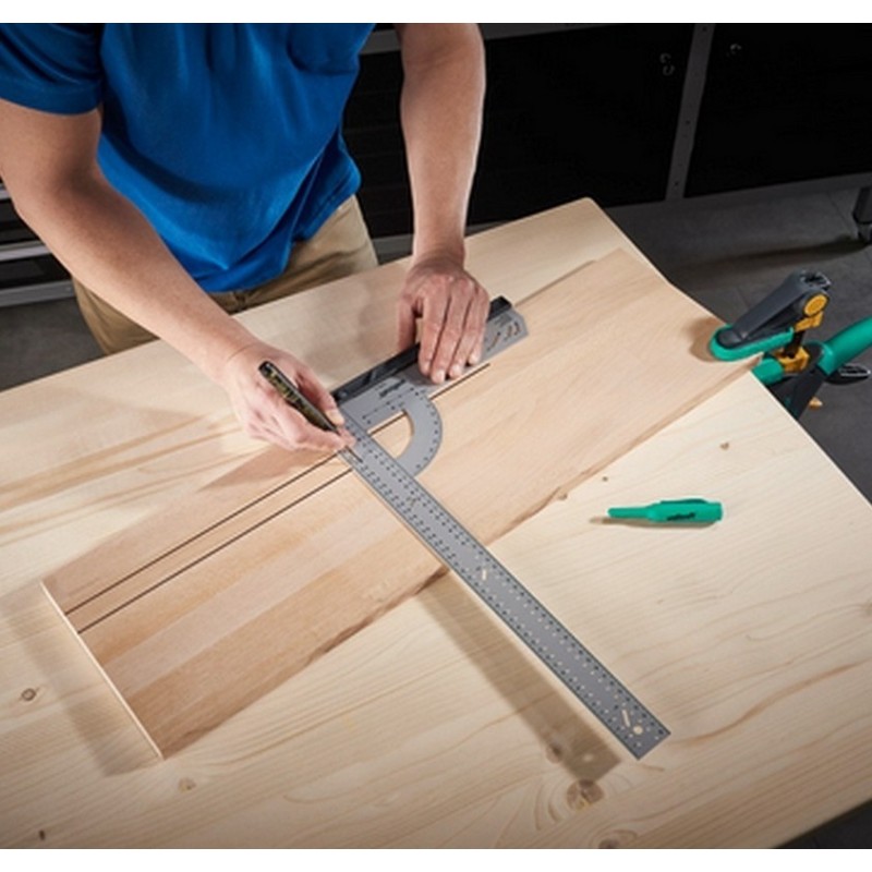 Wolfcraft 5206000 Universal 500mm Çelik Gönye