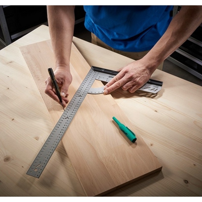 Wolfcraft 5206000 Universal 500mm Çelik Gönye