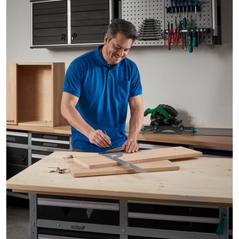 Wolfcraft 5206000 Universal 500mm Çelik Gönye