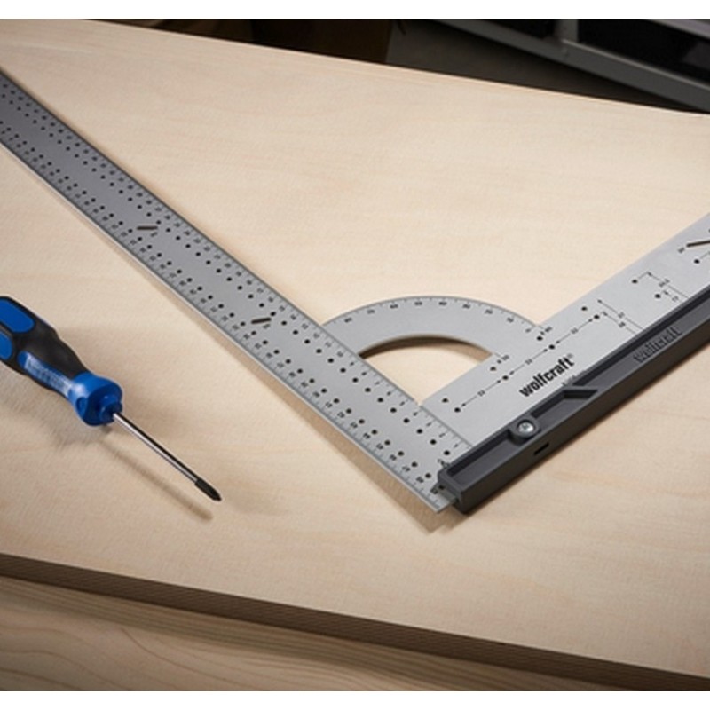 Wolfcraft 5206000 Universal 500mm Çelik Gönye