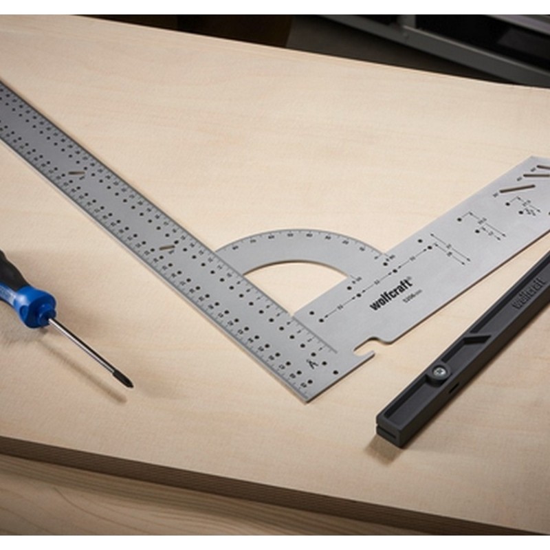 Wolfcraft 5206000 Universal 500mm Çelik Gönye