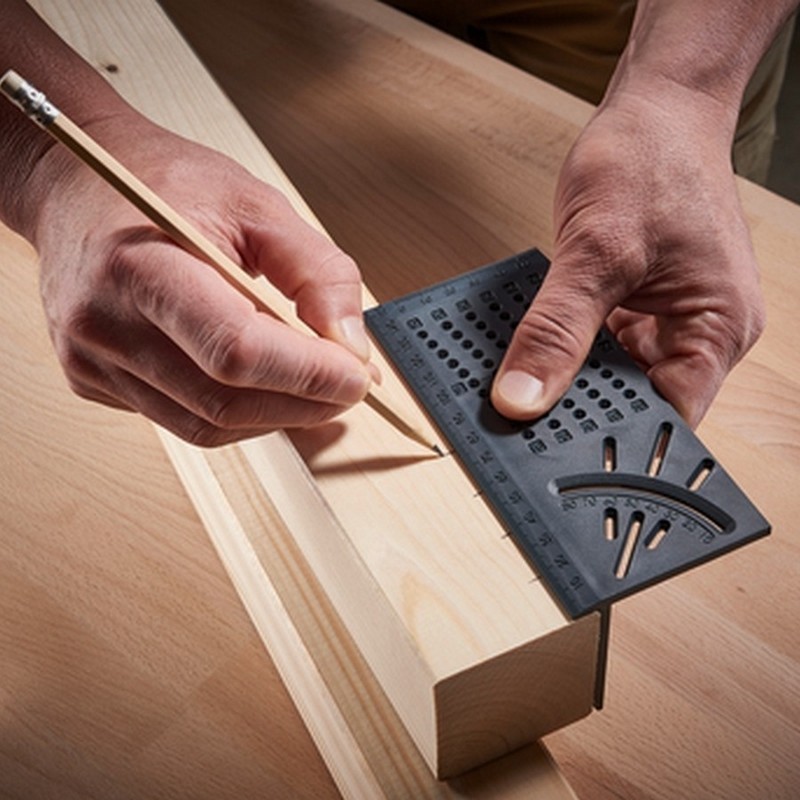 Wolfcraft 5208100 3D Plastik Gönye 212mm