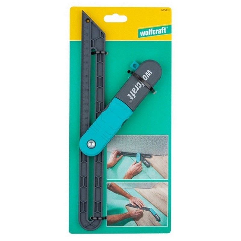 Wolfcraft 6958000 Mastar Fonksiyonlu Açı Alma Aleti