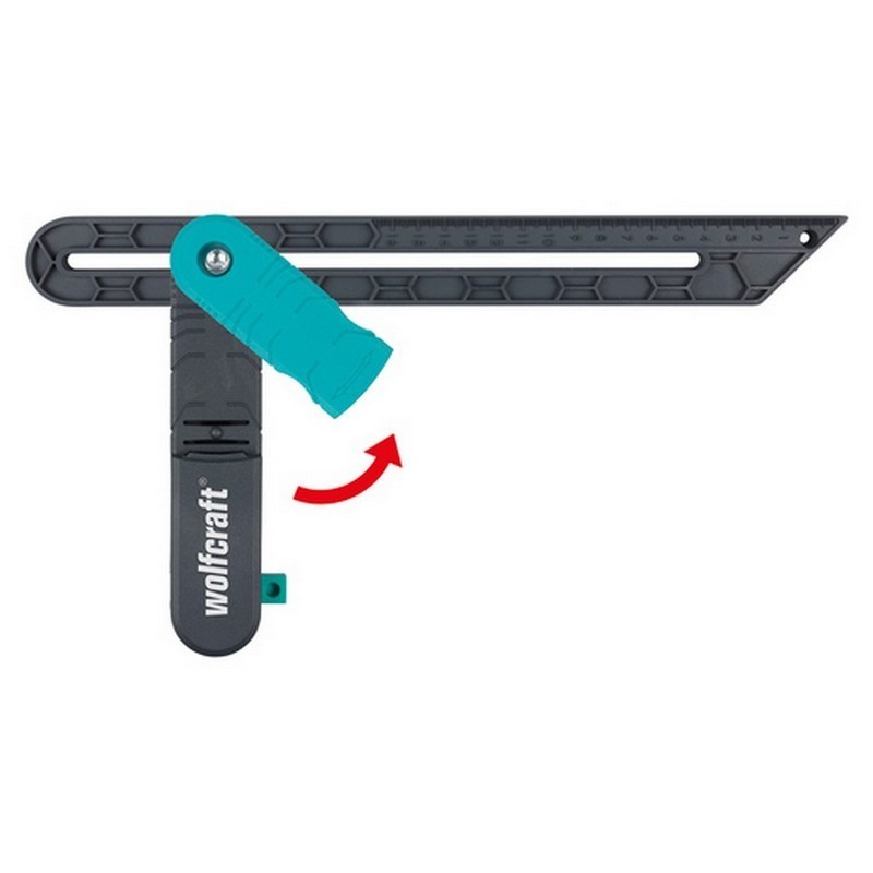 Wolfcraft 6958000 Mastar Fonksiyonlu Açı Alma Aleti