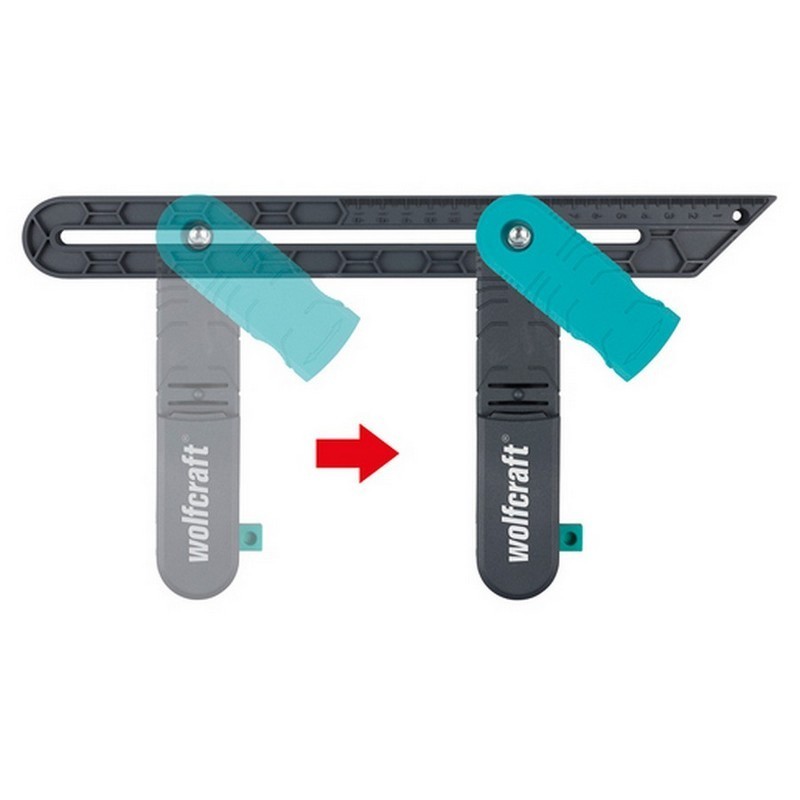 Wolfcraft 6958000 Mastar Fonksiyonlu Açı Alma Aleti