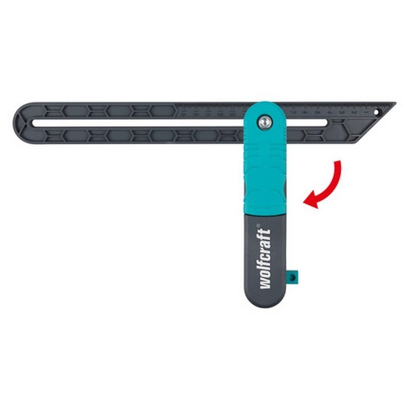 Wolfcraft 6958000 Mastar Fonksiyonlu Açı Alma Aleti