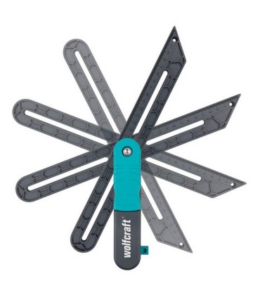 Wolfcraft 6958000 Mastar Fonksiyonlu Açı Alma Aleti