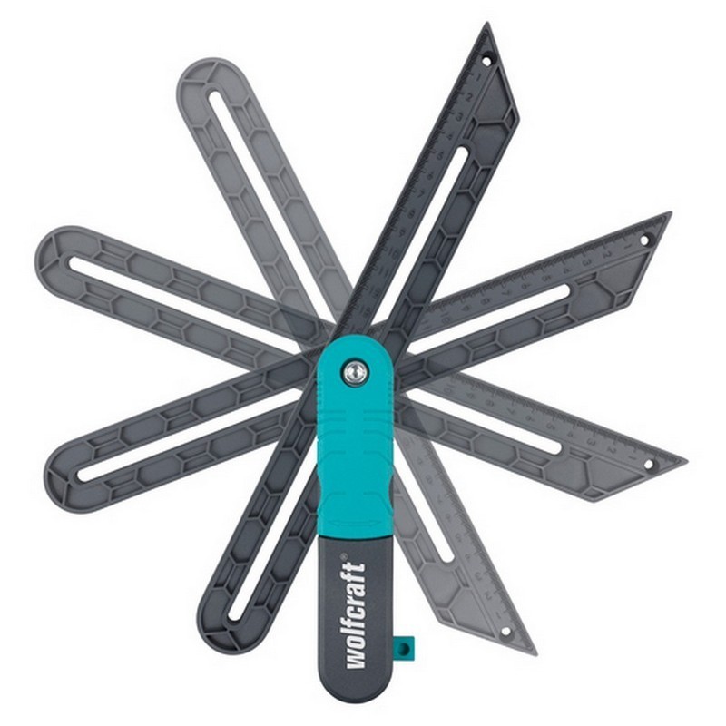 Wolfcraft 6958000 Mastar Fonksiyonlu Açı Alma Aleti
