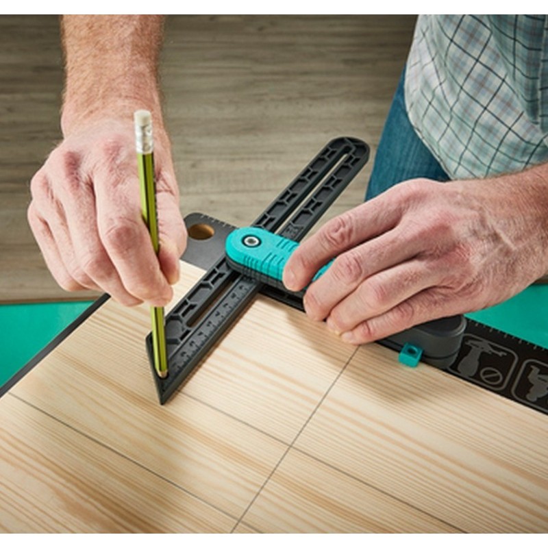 Wolfcraft 6958000 Mastar Fonksiyonlu Açı Alma Aleti