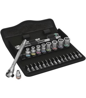 Wera 8100 SA10 Zyklop Metal Cırcır Lokma Bits Seti 1/4" Imperyal 05004020001