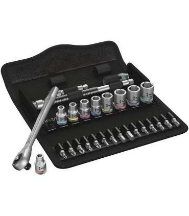 Wera 8100 SA10 Zyklop Metal Cırcır Lokma Bits Seti 1/4" Imperyal 05004020001