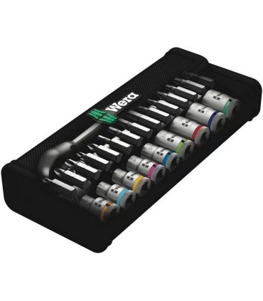 Wera 8100 SA10 Zyklop Metal Cırcır Lokma Bits Seti 1/4" Imperyal 05004020001