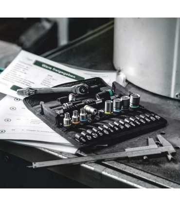 Wera 8100 SA10 Zyklop Metal Cırcır Lokma Bits Seti 1/4" Imperyal 05004020001