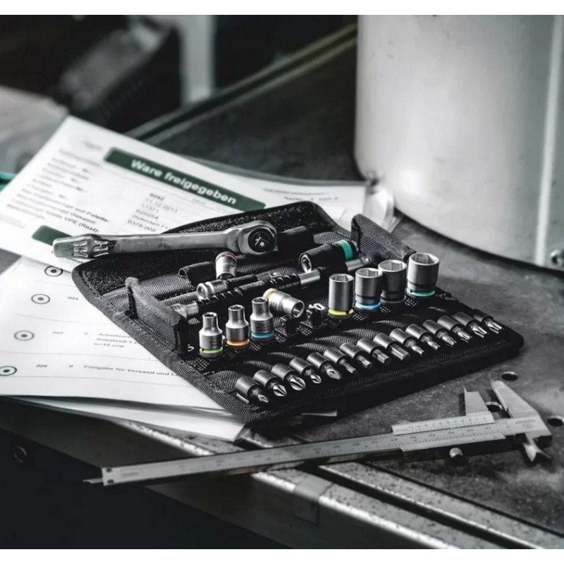 Wera 8100 SA10 Zyklop Metal Cırcır Lokma Bits Seti 1/4" Imperyal 05004020001