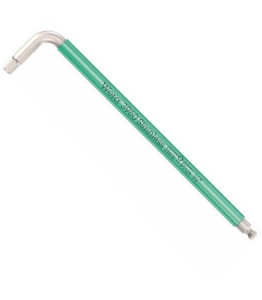 Wera 3950 SPKL Renkli Alyan Anahtar Topbaş HexPlus 1/4" 05022856001