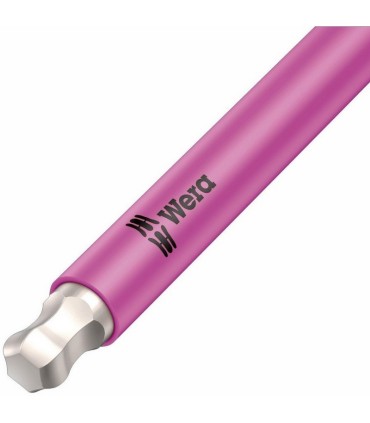 Wera 3950 SPKL Renkli Alyan Anahtar Topbaş HexPlus 1/8" 05022852001