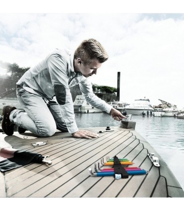 Wera 3950 SPKL Renkli Alyan Anahtar Topbaş HexPlus 3/8" 05022858001