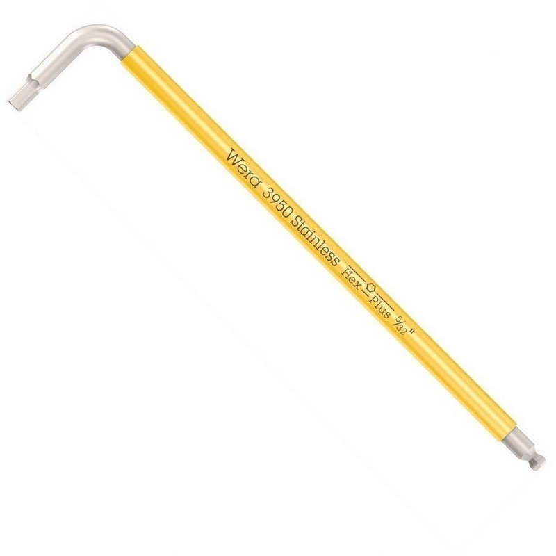 Wera 3950 SPKL Renkli Alyan Anahtar Topbaş HexPlus 5/32" 05022853001