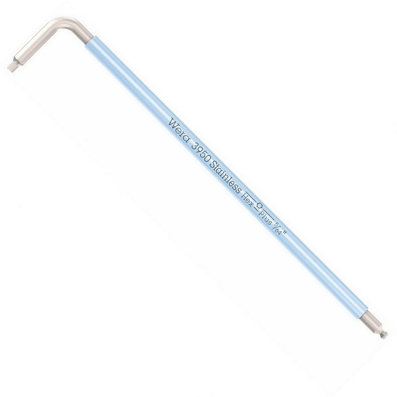 Wera 3950 SPKL Renkli Alyan Anahtar Topbaş HexPlus 5/64" 05022850001