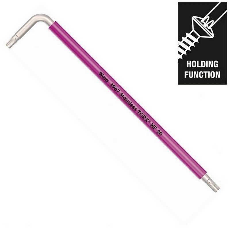 Wera 3967 SXL HF Renkli Allen Anahtar Torx TX27 05022686001