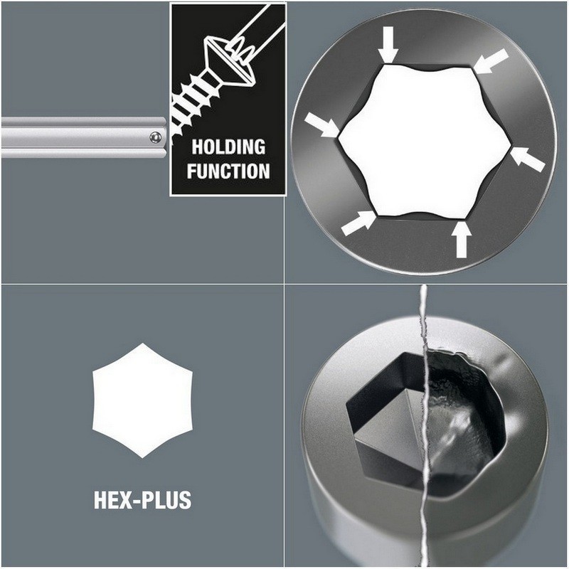 Wera 950 L HF Krom Alyan Anahtar HexPlus 8mm 05022124001