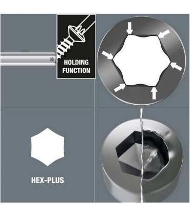 Wera 950 L HF Krom Alyan Anahtar HexPlus 4mm 05022121001