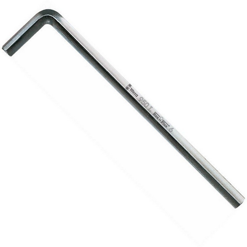 Wera 950 L Krom Alyan Anahtar HexPlus Uzun 4mm 05021620001