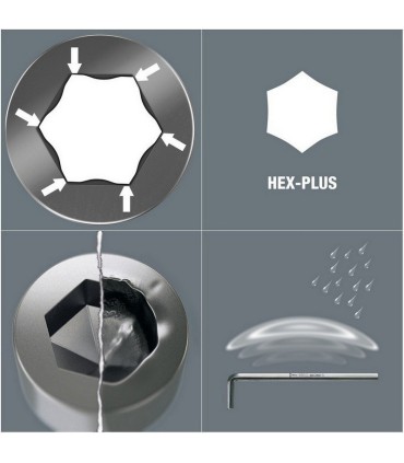 Wera 950 L Krom Alyan Anahtar HexPlus Uzun 7mm 05021632001