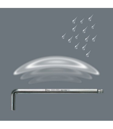 Wera 950 PKLS Krom Alyan Anahtar Topbaş HexPlus 8mm 05022047001