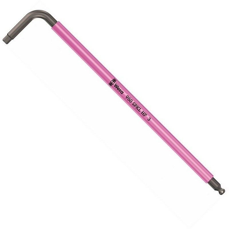 Wera 950 SPKL HF Renkli Alyan Anahtar Topbaş HexPlus 3mm 05022200001