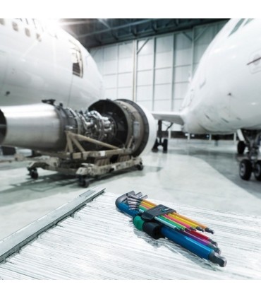 Wera 950 SPKL HF Renkli Alyan Anahtar Topbaş HexPlus 3mm 05022200001