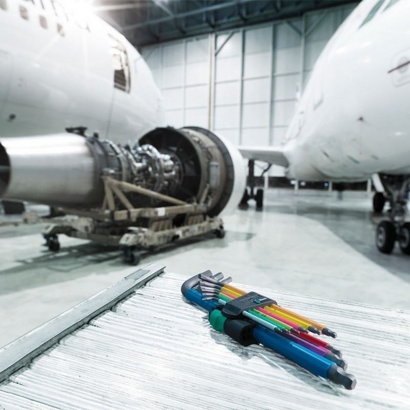 Wera 950 SPKL HF Renkli Alyan Anahtar Topbaş HexPlus 3mm 05022200001