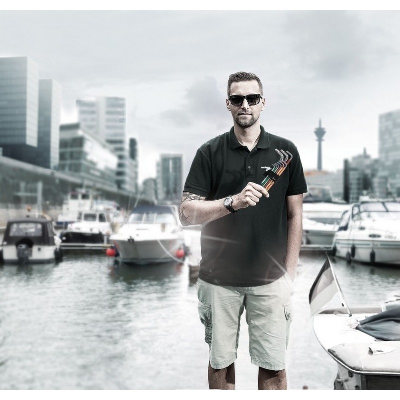 Wera 950 SPKL HF Renkli Alyan Anahtar Topbaş HexPlus 3mm 05022200001