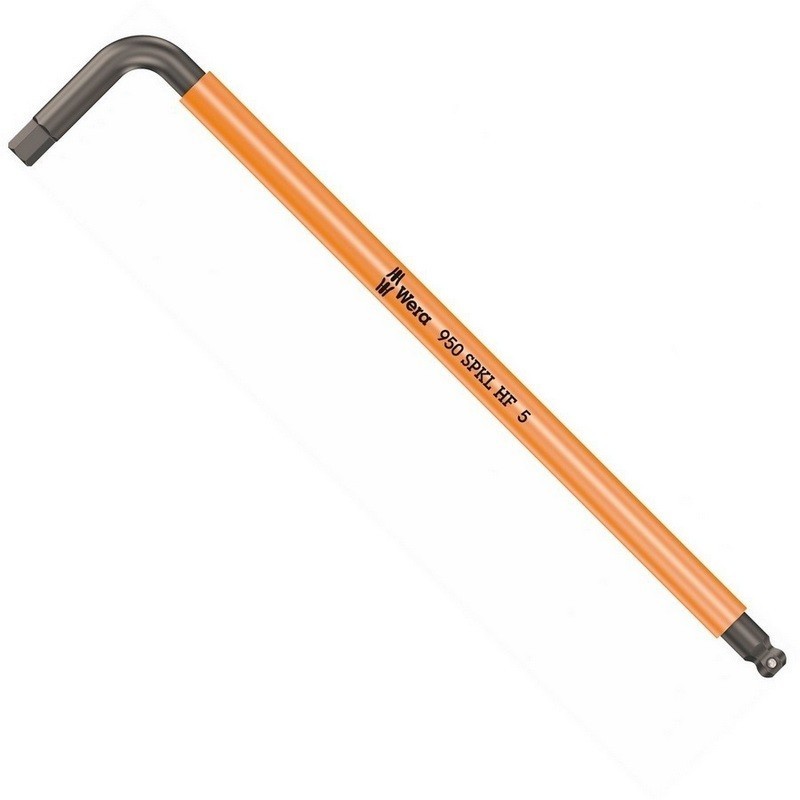 Wera 950 SPKL HF Renkli Alyan Anahtar Topbaş HexPlus 5mm 05022202001
