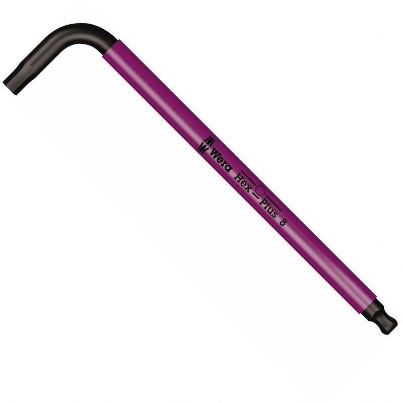 Wera 950 SPKL HF Renkli Alyan Anahtar Topbaş HexPlus 8mm 05022204001