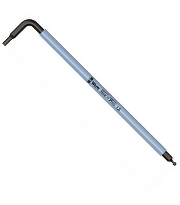 Wera 950 SPKL Renkli Alyan Anahtar Topbaş HexPlus 1,5mm 05022600001