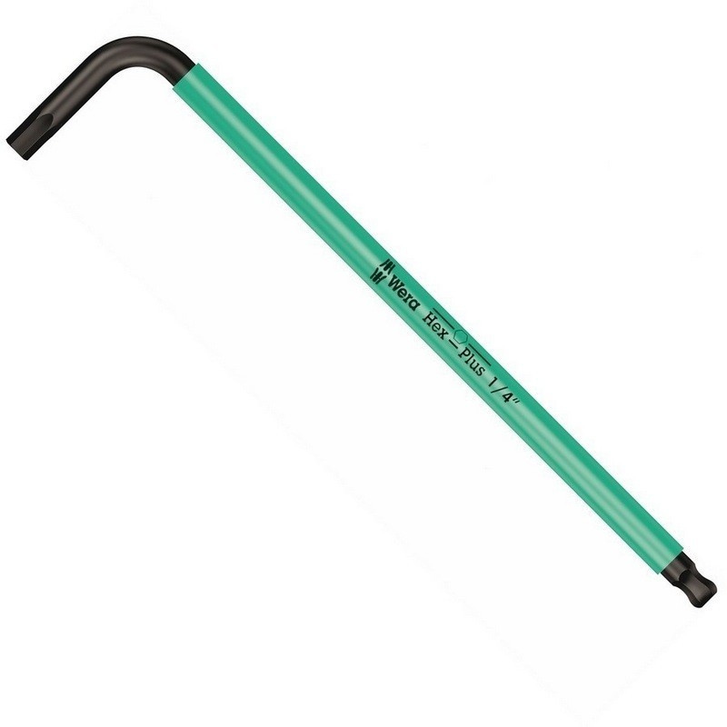 Wera 950 SPKL Renkli Alyan Anahtar Topbaş HexPlus 1/4" 05022636001