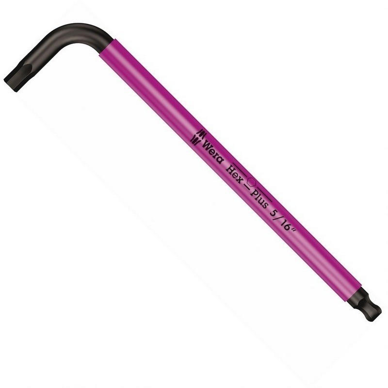 Wera 950 SPKL Renkli Alyan Anahtar Topbaş HexPlus 5/16" 05022637001