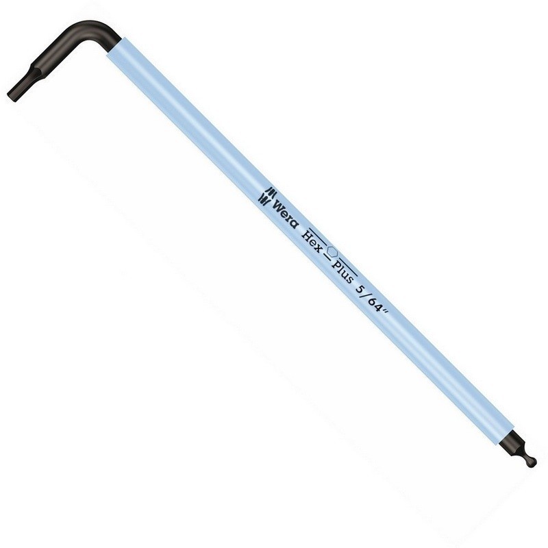 Wera 950 SPKL Renkli Alyan Anahtar Topbaş HexPlus 5/64" 05022630001