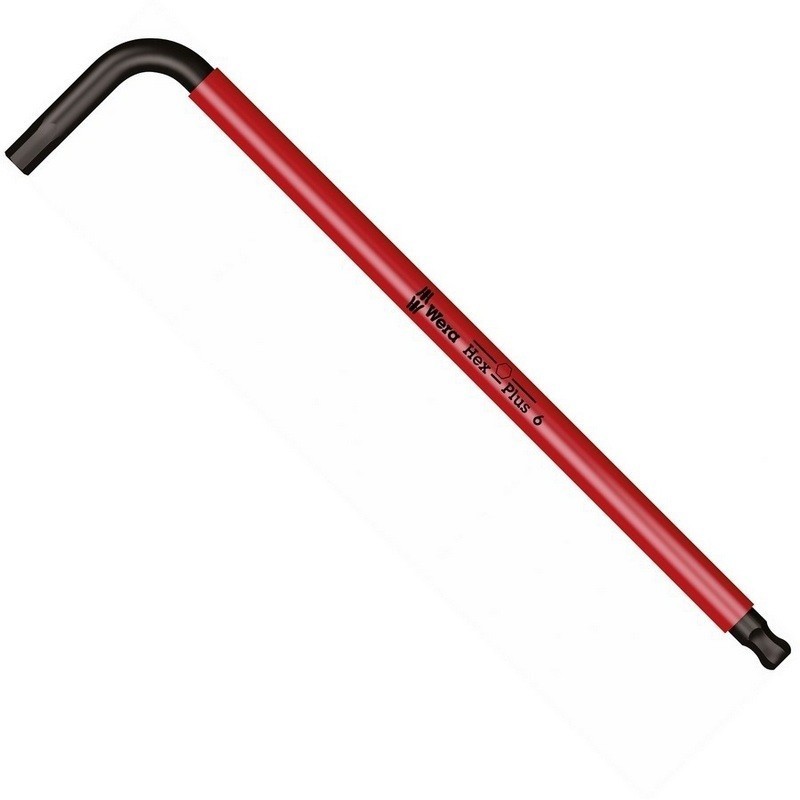 Wera 950 SPKL Renkli Alyan Anahtar Topbaş HexPlus 6mm 05022612001