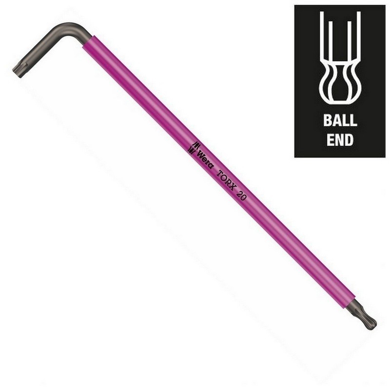 Wera 967 SPKXL Renkli Allen Anahtar Topbaş Torx TX20 05024485001