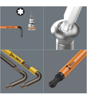 Wera 967 SPKXL Renkli Allen Anahtar Topbaş Torx TX40 05024489001