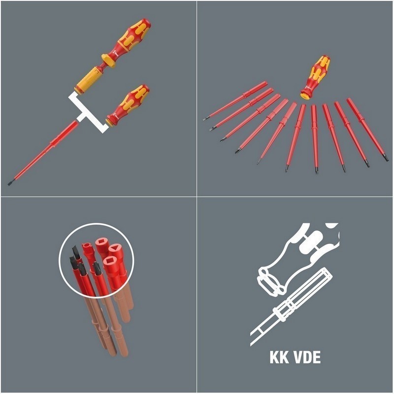 Wera 64i SB VDE Geçmeli Tornavida Ucu 154mm Alyan 2,5mm 05004420001