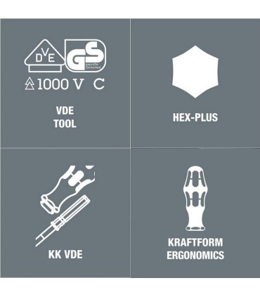 Wera 60iS VDE Geçmeli Tornavida Ucu 154mm Düz 0,6x3,5mm 05003406001