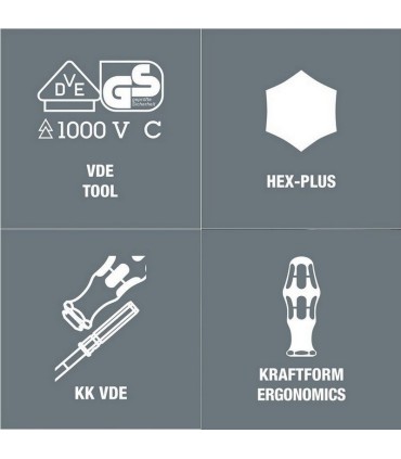 Wera 60i  VDE Geçmeli Tornavida Ucu 154mm Düz 1x5,5mm 05003404001