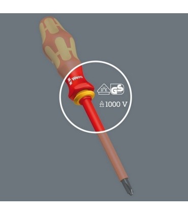 Wera 65i  VDE Geçmeli Tornavida Ucu 154mm Pozidriv PZ2 05003452001